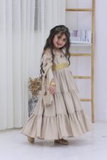 ⁦جلابية رمضانية بناتي بكسرات انيقة⁩ - الصورة ⁦3⁩
