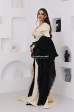 ⁦فستان سهرة باكمام طويلة فخمة⁩ - الصورة ⁦4⁩