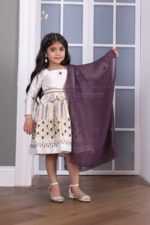 ⁦جلابيه بناتي رمضانيه بشال جانبي⁩ - الصورة ⁦2⁩