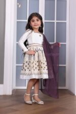 ⁦جلابيه بناتي رمضانيه بشال جانبي⁩ - الصورة ⁦3⁩