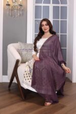 ⁦جلابيه رمضانيه بشال جانبي⁩ - الصورة ⁦3⁩