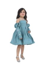 ⁦فستان بناتي تيفاني بأكمام طويلة⁩ - الصورة ⁦3⁩