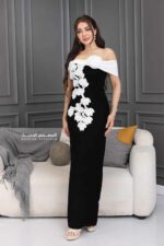 ⁦فستان سواريه بتطريز فخم⁩ - الصورة ⁦2⁩