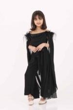 ⁦جمبسوت بناتي انيق بأكمام شيفون⁩ - الصورة ⁦2⁩