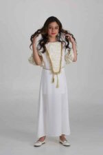 جلابية بناتي مغربي انيقة بتطريز ذهبي