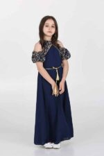 جلابية بناتي مغربي رقبة