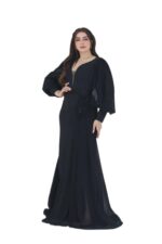 ⁦فستان اسود فاخر للمناسبات⁩ - الصورة ⁦4⁩