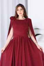 ⁦فستان  شيفون  سهرة فاخر⁩ - الصورة ⁦8⁩
