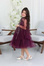 ⁦فستان بناتي كاب مطرز⁩ - الصورة ⁦4⁩