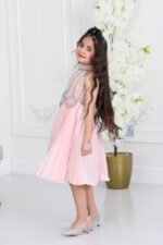 ⁦فستان بناتي مطرز بليسيه⁩ - الصورة ⁦2⁩