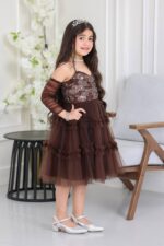 ⁦فستان بناتي طبقات فاخر⁩ - الصورة ⁦3⁩