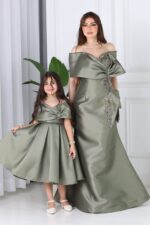 ⁦فستان مناسبات بناتي انيق⁩ - الصورة ⁦4⁩