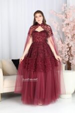 ⁦فستان مناسبات بتطريز فاخر⁩ - الصورة ⁦4⁩