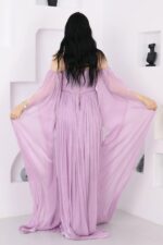 ⁦فستان مناسبات ناعم فاخر⁩ - الصورة ⁦5⁩