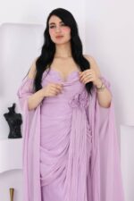 ⁦فستان مناسبات ناعم فاخر⁩ - الصورة ⁦4⁩