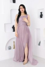 ⁦فستان ناعم مناسبات انيق⁩ - الصورة ⁦3⁩