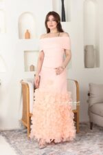⁦فستان ناعم راقي للمناسبات⁩ - الصورة ⁦2⁩