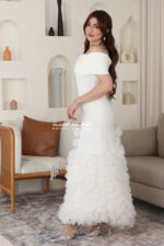 ⁦فستان ناعم راقي للمناسبات⁩ - الصورة ⁦3⁩