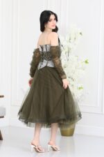 ⁦فستان قصير تل فاخر⁩ - الصورة ⁦2⁩