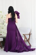 ⁦فستان سهره بتطريز فاخر⁩ - الصورة ⁦2⁩