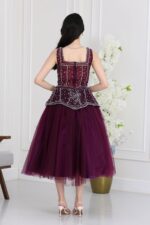 ⁦فستان سهرة فخم قصير⁩ - الصورة ⁦3⁩