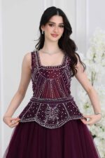 ⁦فستان سهرة فخم قصير⁩ - الصورة ⁦4⁩