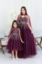 ⁦فستان بناتي كاب مطرز⁩ - الصورة ⁦6⁩