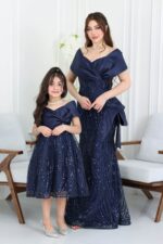 ⁦فستان سهرة كسرات مطرز⁩ - الصورة ⁦6⁩