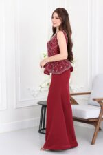 ⁦فستان سهرة خرز ملكي⁩ - الصورة ⁦2⁩