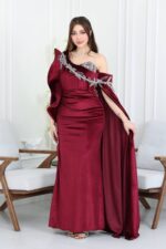 فستان سهرة مخمل فاخر