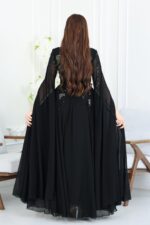 ⁦فستان سهرة مطرز راقي⁩ - الصورة ⁦3⁩