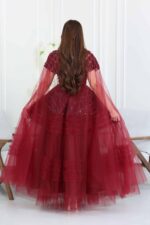 ⁦فستان سهرة شك فاخر⁩ - الصورة ⁦5⁩