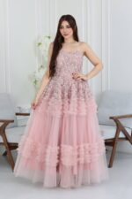 ⁦فستان سهرة شك فاخر⁩ - الصورة ⁦4⁩