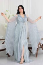 فستان سواريه بأكمام طويلة - الصورة 2