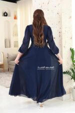 ⁦فستان شيفون مطرز راقي⁩ - الصورة ⁦2⁩