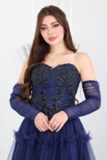 ⁦فستان شيفون طبقات فاخر⁩ - الصورة ⁦4⁩