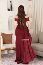 ⁦فستان أوف شولدر أنيق⁩ - الصورة ⁦3⁩