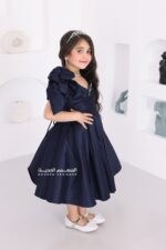 ⁦فستان بناتي انيق بفيونكة بالكتف⁩ - الصورة ⁦6⁩