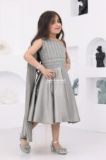 ⁦فستان بناتي بكم طويل أنيق⁩ - الصورة ⁦3⁩