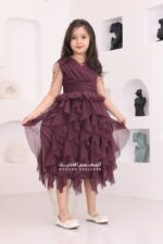 ⁦فستان بناتي تل بطبقات فخمه⁩ - الصورة ⁦4⁩