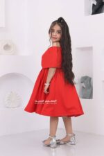 ⁦فستان بناتي بفونكة على الكتف⁩ - الصورة ⁦2⁩