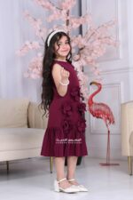 ⁦فستان بناتي فاخر ناعم⁩ - الصورة ⁦8⁩