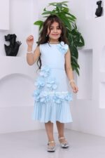 ⁦فستان بناتي فاخر ناعم⁩ - الصورة ⁦5⁩