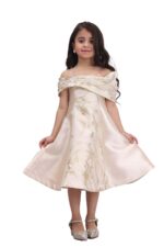 ⁦فستان بناتي فخم بإكمام اوف شولدر⁩ - الصورة ⁦2⁩