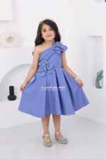 ⁦فستان بناتي ناعم بورد فخم⁩ - الصورة ⁦2⁩