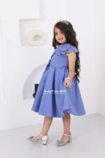 ⁦فستان بناتي ناعم بورد فخم⁩ - الصورة ⁦4⁩