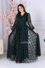 ⁦فستان دنتيل طويل⁩ - الصورة ⁦5⁩