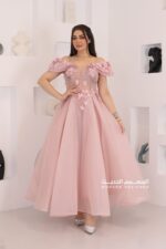 ⁦فستان سهرة اوف شولدر بورد فخمة⁩ - الصورة ⁦2⁩