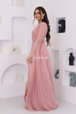 ⁦فستان سهرة بأكمام منديل راقية⁩ - الصورة ⁦5⁩