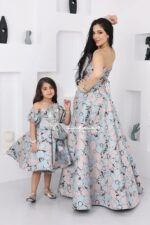 ⁦فستان بناتي بفونكة مطرزة أنيقة⁩ - الصورة ⁦4⁩